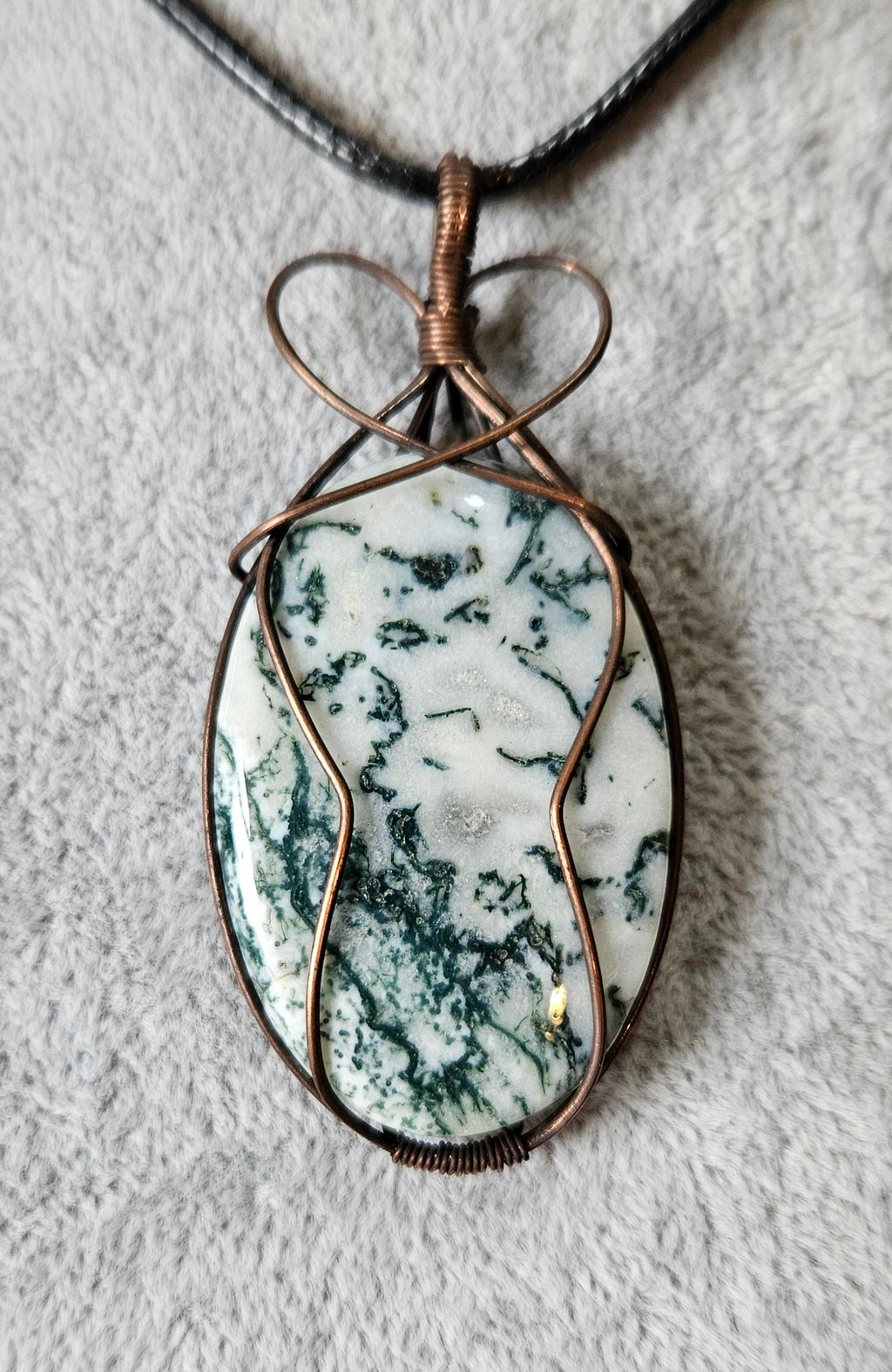 Unique Tree Agate Pendant