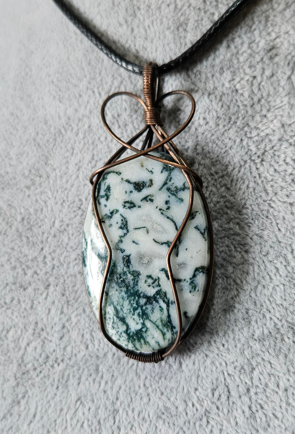 Unique Tree Agate Pendant