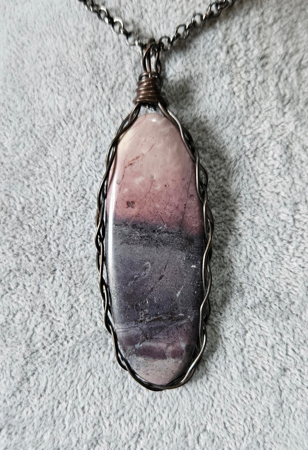 Unique Porcelain Jasper Pendant