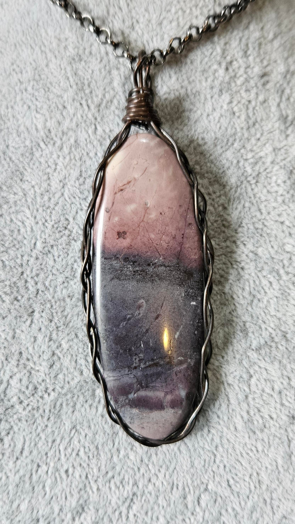 Unique Porcelain Jasper Pendant