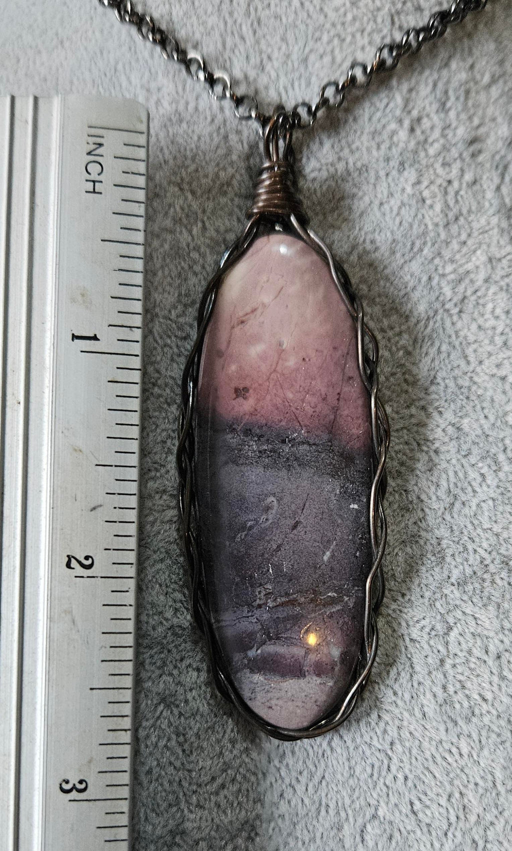 Unique Porcelain Jasper Pendant